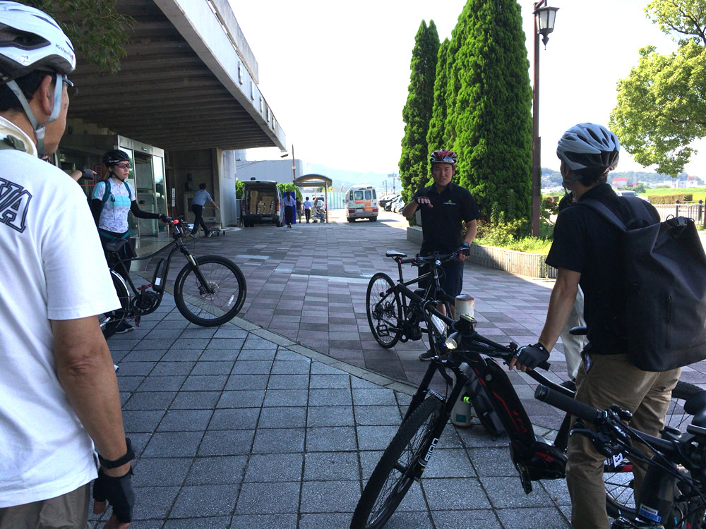 e-BIKEで柏原市の高低差と観光資源をまわるサイクリングツアー