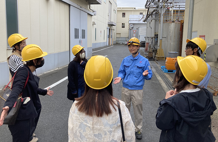 岡村製油工場見学