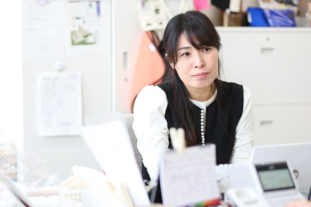 株式会社九櫻 繊維事業部　桂恵美さん