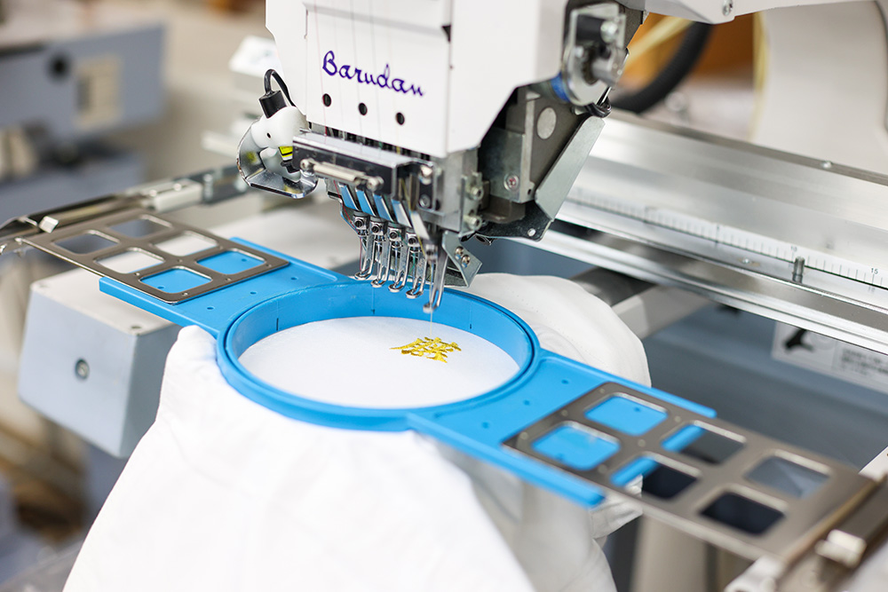 株式会社九櫻の技術　刺繍