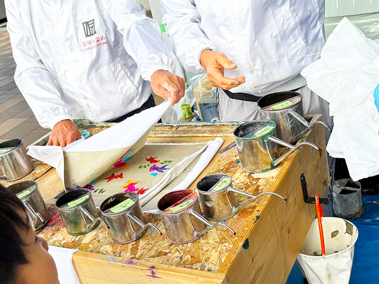 浪華本染め　注染