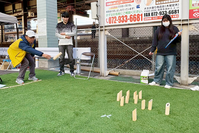 清州フェスプラスワン　モルックのブース