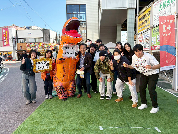 清州フェスプラスワン　南ゼミ。江端理事長とともに
