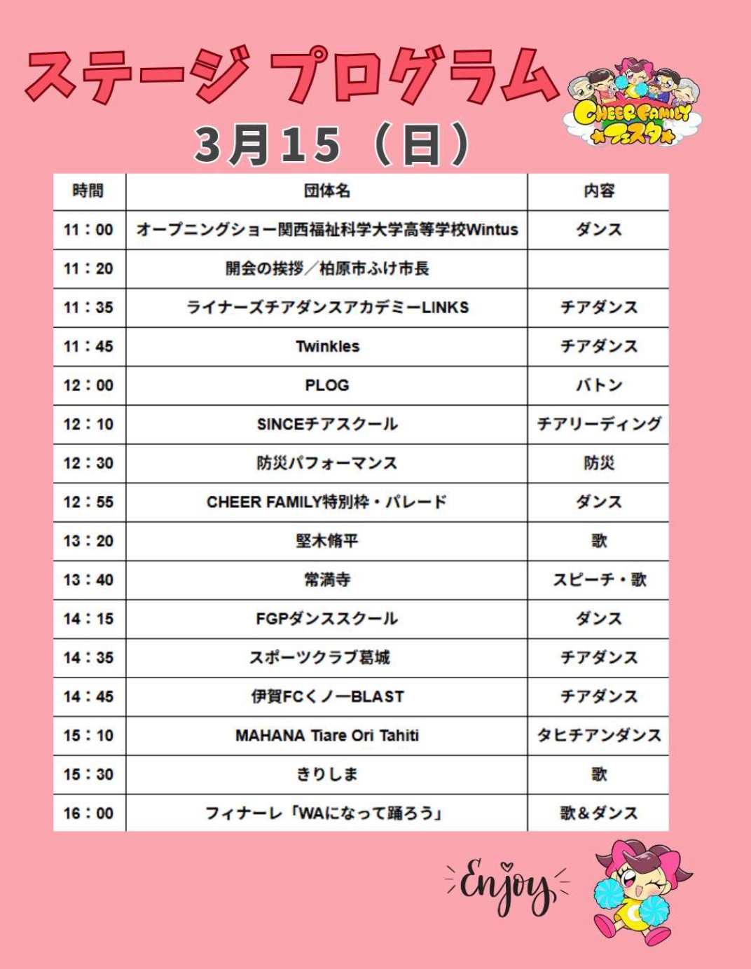 CHEER FAMILY★フェスタ